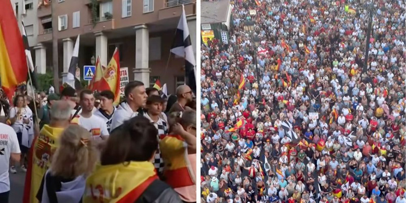 Tens of thousands protest Pedro Sanchez across Spain over Ceuta migrant crisis