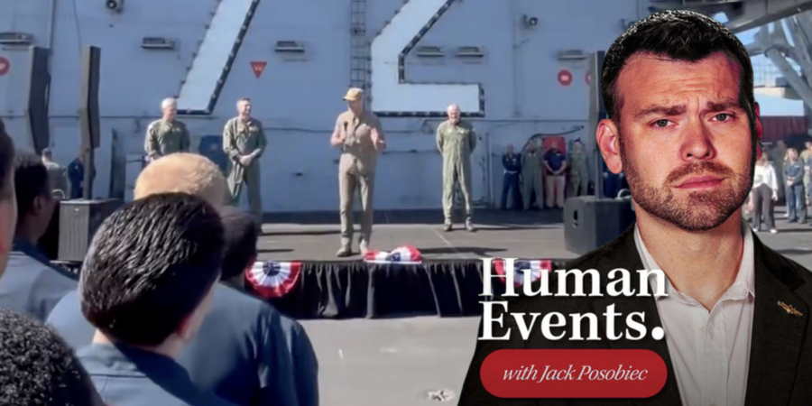 Jack Posobiec joins Pete Hegseth to welcome home USS Lincoln crew for 'historic' work on Middle East deployment
