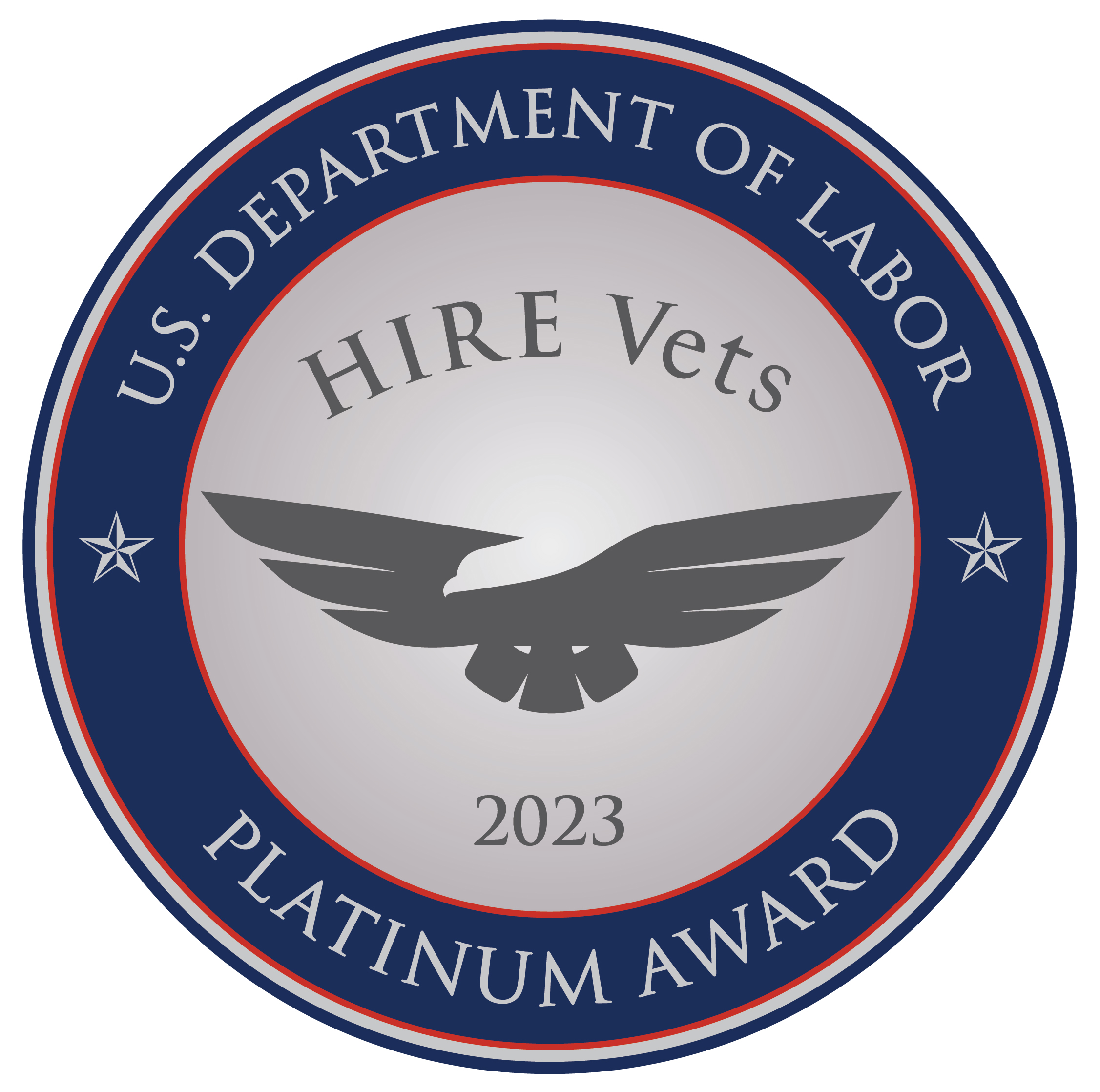 2023 Hire Vets Medallion Platinum