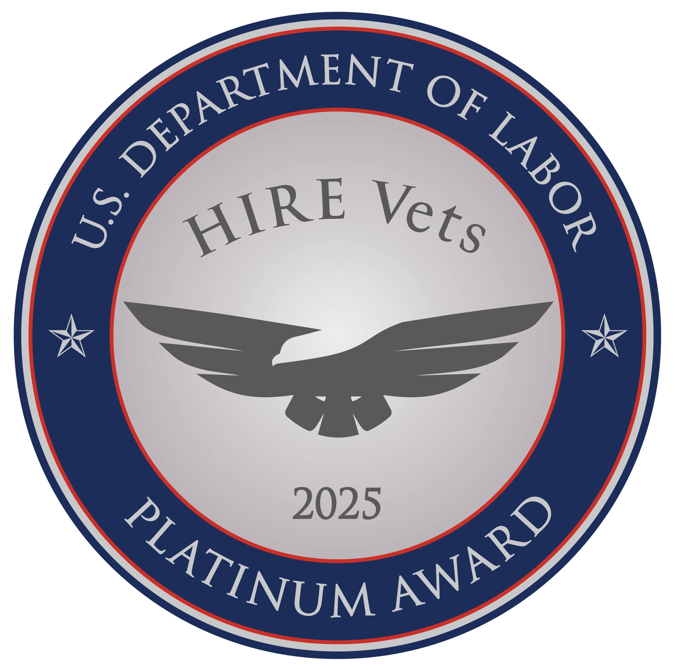 2025 Hire Vets Medallion Platinum