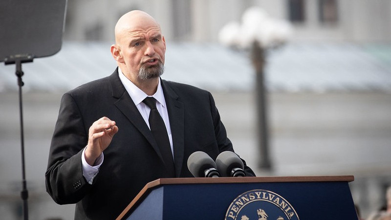 Sen. John Fetterman stands with Trump after strike on Iran, breaks with fellow Democrats