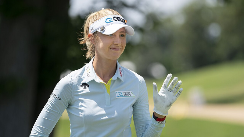 Nelly Korda rocks USA soccer jersey on course at US Women's Open, delivers patriotic message