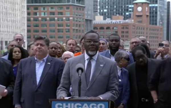 Democrat Chicago Mayor Brandon Johnson Calls Law Enforcement a ‘Sickness’