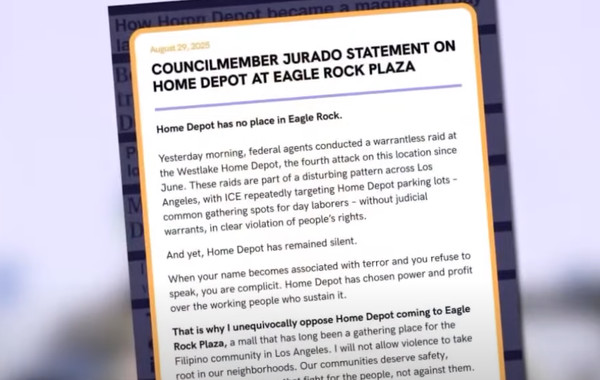 ICE Raids Spark LA Council Member’s Attack on Home Depot | Law ...