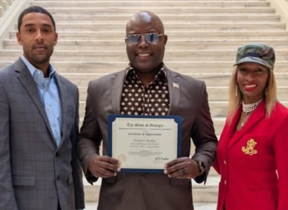 VFAF’s Frederic Mulika nominated for an award by the State of Georgia Veterans Board