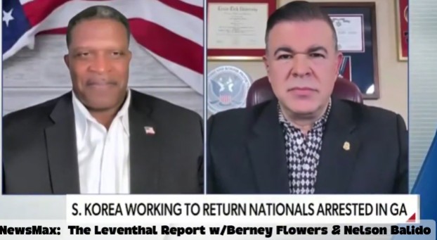 VFAF’s LT. Col. Berney Flowers Appeared on Newsmax RE: ICE Raid on GA Hyundai Plant