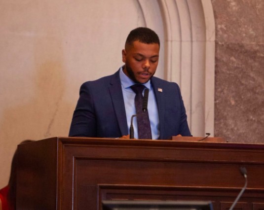 VFAF Tennessee: Ambassador Aaron Fulcher Leads Prayer at the State Capitol