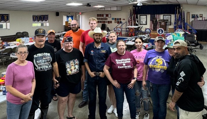 Maryland State Chapter of Veterans for America First (VFAF) has joined the Texas flood relief operations