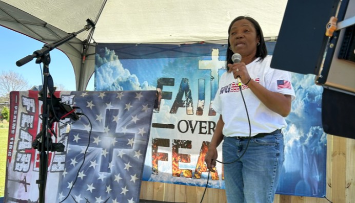 VFAF Georgia Faith over Fear Rally hosted by Lucretia Hughes was streamed by thousands