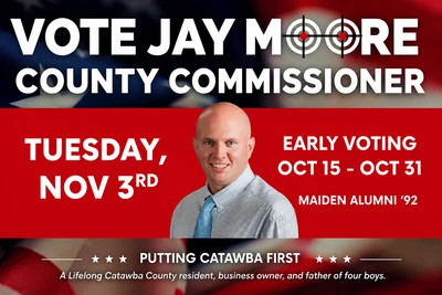 VFAF endorsement of Jay Moore for North Carolina Catawba County Commissioner.