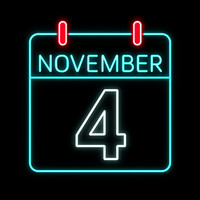 November 4, 2025 Quiz calendar image