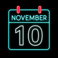 November 10, 2025 Quiz calendar image