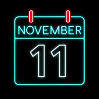 November 11, 2025 Quiz calendar image