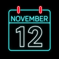 November 12, 2025 Quiz calendar image