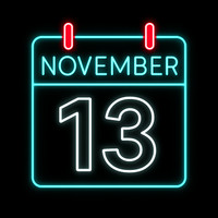 November 13, 2025 Quiz calendar image