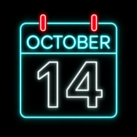October 14, 2026 Quiz Calendar Image