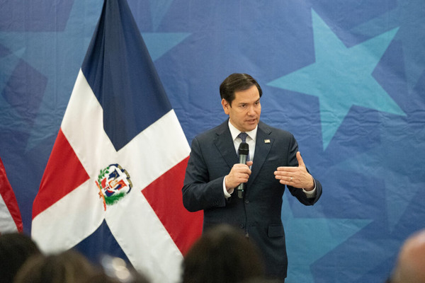 Rubio Swats Away Questions About Ambassador Kimberly Guilfoyle During Greece Trip