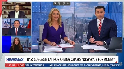 VFAF’s Lt. Col Berney Flowers appeared on Newsmax RE: LA Mayor Karen Bass