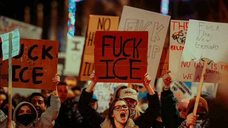 They Called It a Peaceful Protest. A Reporter Had to Hide Her Network Logo to Stay Safe.
