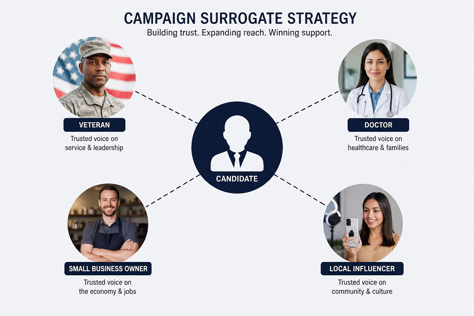 Modernizing Your Message: The New Rules for Campaign Surrogates