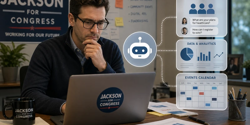 Scaling the Message: How Campaign Chatbots Offer a Direct Line to Voters