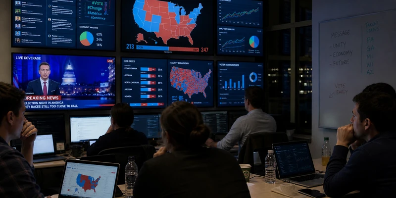 Winning the Narrative: Your Campaign's Election Night Digital Playbook