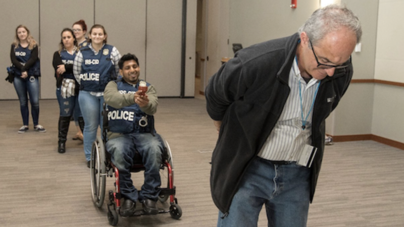 'This is not doctored': See IRS recruit 'Police Academy'-style armed agents