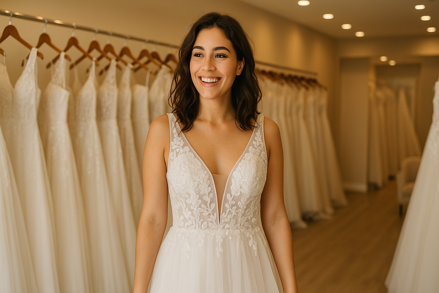 A Bride's Journey: Unveiling the Perfect Dress in Baldwin