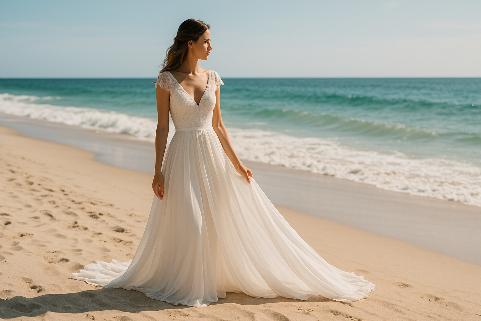 Seaside Elegance: Curating the Perfect Beach Wedding Dress