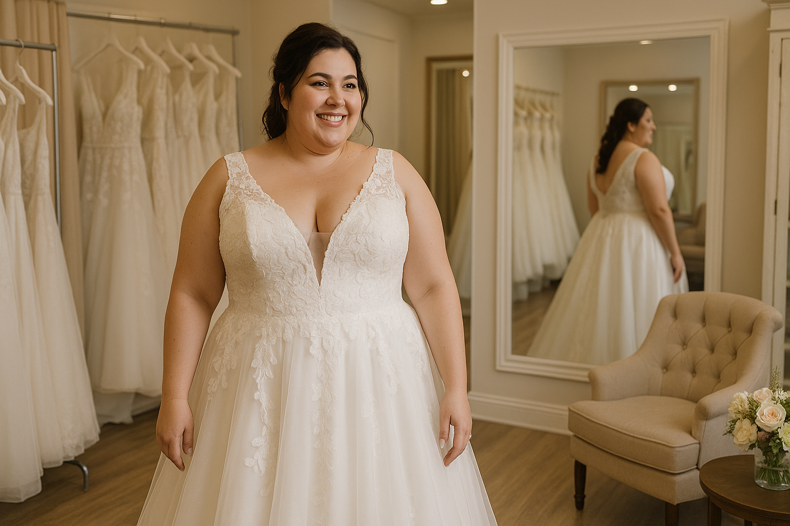 Celebrate Your Curves: Finding the Perfect Plus-Size Wedding Dress in Merrick