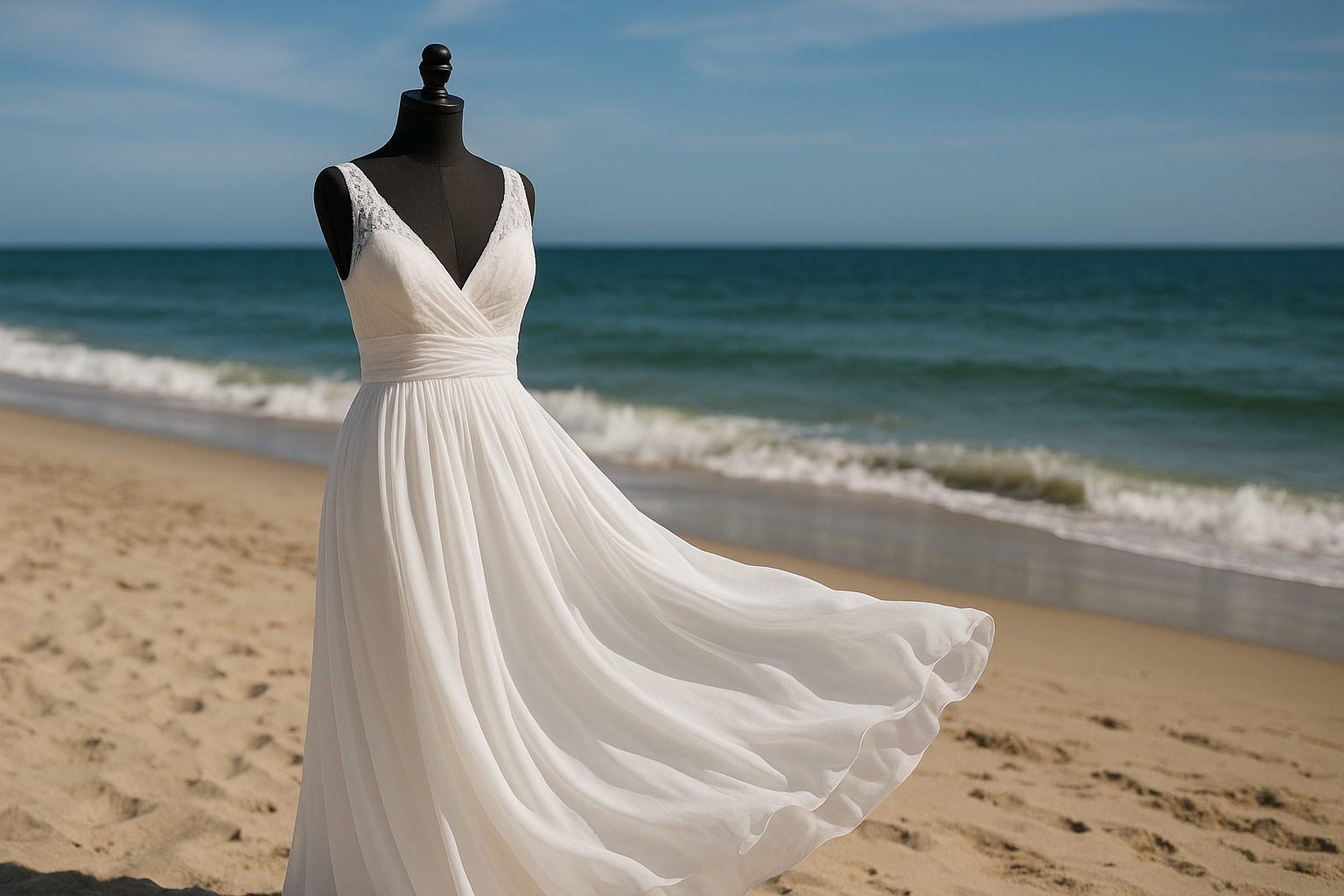 Saying 'I Do' by the Sea: Perfect Beach Wedding Dresses for Bethpage Brides