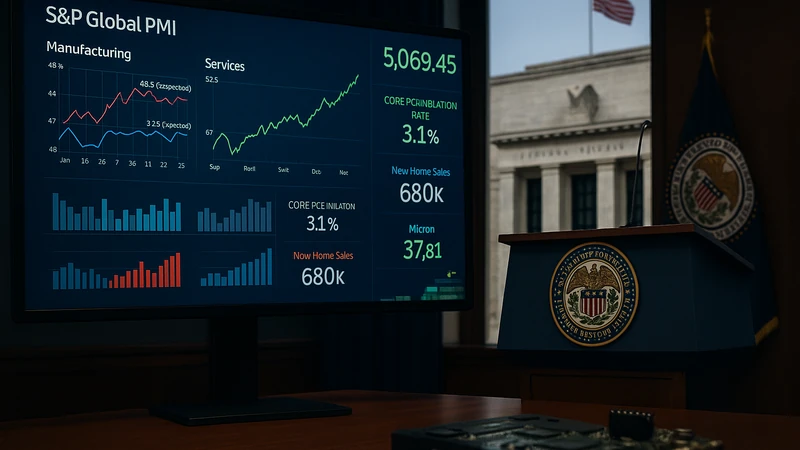 Midweek Market Outlook: PMIs, Powell, and Micron in Focus