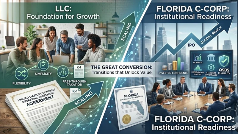 The Great Conversion: Scaling from LLC  to C-Corp