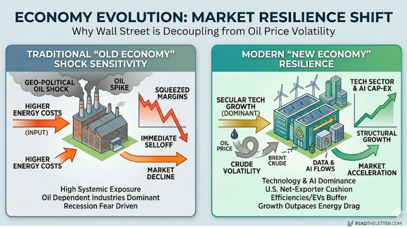 Crude Volatility, Market Velocity: Why Wall Street Stopped Caring About Oil Shocks