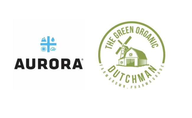 Aurora Cannabis Participates in IPO for The Green Organic Dutchman