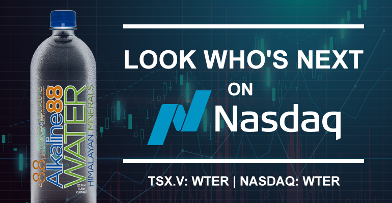 The Alkaline Water Company (NASDAQ | TSXV: WTER) Hits Record Sales and Starts Trading on NASDAQ