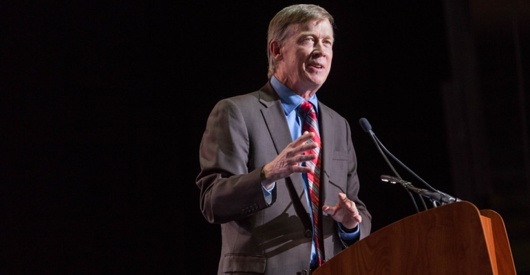 2020 Candidate Hickenlooper Is Using His Cannabis Cred to Fund His Campaign
