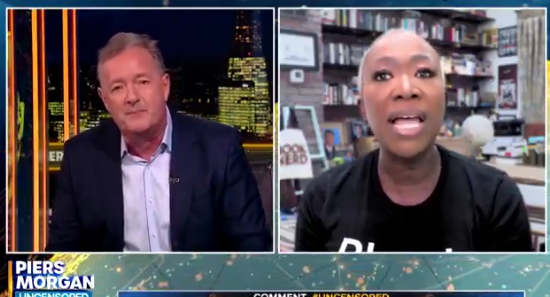 Joy Reid Melts Down During Piers Morgan Interview