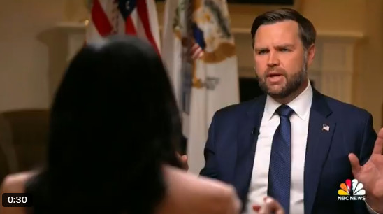JD Vance Schools NBC’s Kristen Welker on Gerrymandering