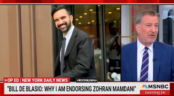 De Blasio Tries to Defend Mamdani's