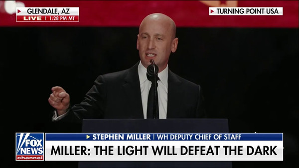 “You Have Made Him Immortal” - Stephen Miller Delivers Fiery Message to the Far-Left at Charlie Kirk Memorial 