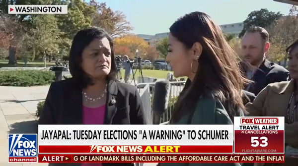 Democrat Rep. Jayapal Asked If Schumer Should Step Aside - Immediately Flees Interview