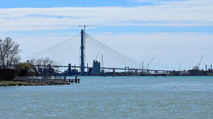 Gordie Howe International Bridge welcomes first vehicles from Michigan