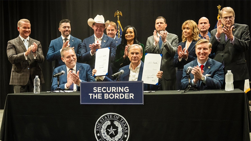 Governor Abbott Signs Key Border Security Laws In Fort Worth