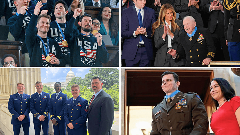 Luttrell, Colleagues Welcome President Trump at the Capitol for his State of the Union Address