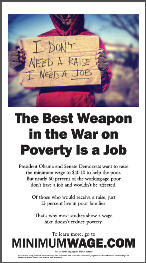 New York Times Minimum Wage Ad 2-1-14