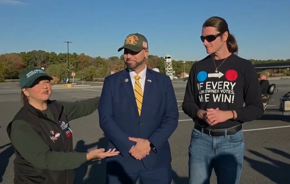 Scott Presler and VFAF’s Jacqueline Capriotti welcome Carlos Camacho to Veterans for America First New Jersey Team