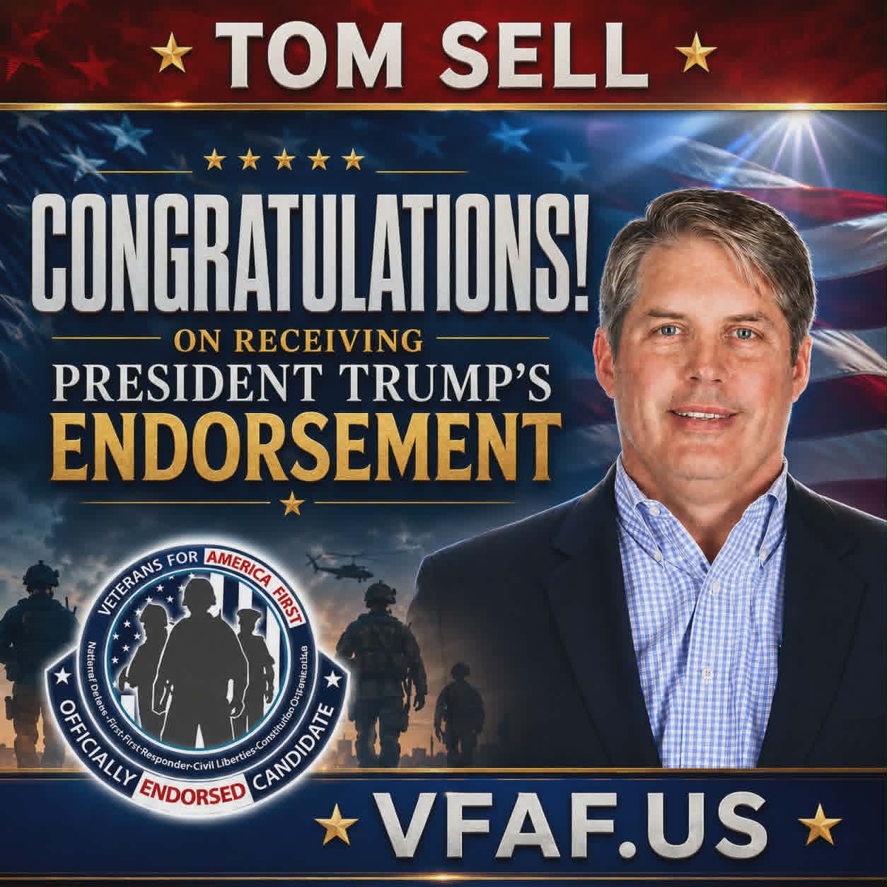 Trump Endorses Tom Sell