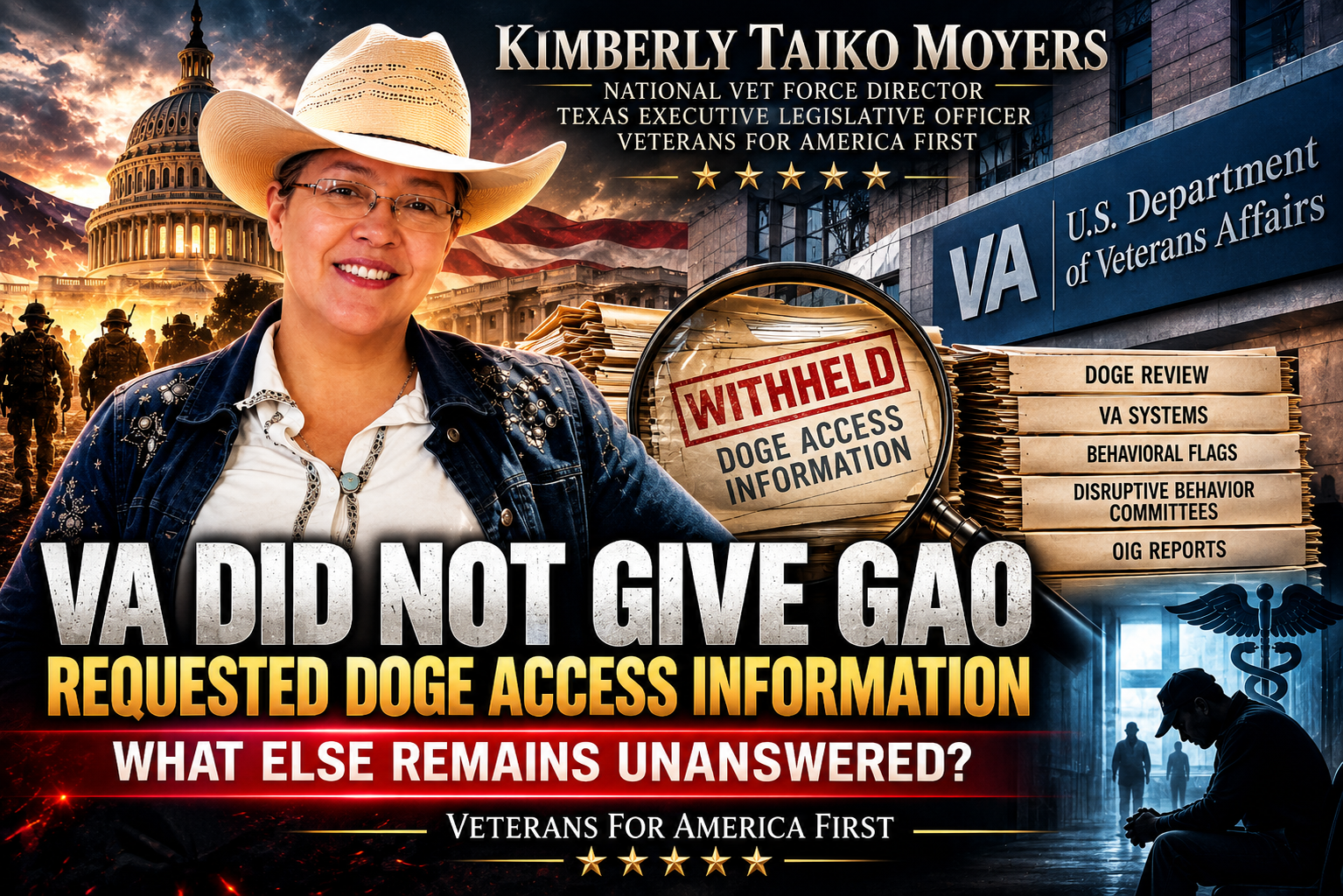 VA DID NOT GIVE GAO REQUESTED DOGE ACCESS INFORMATION. WHAT ELSE REMAINS UNANSWERED?