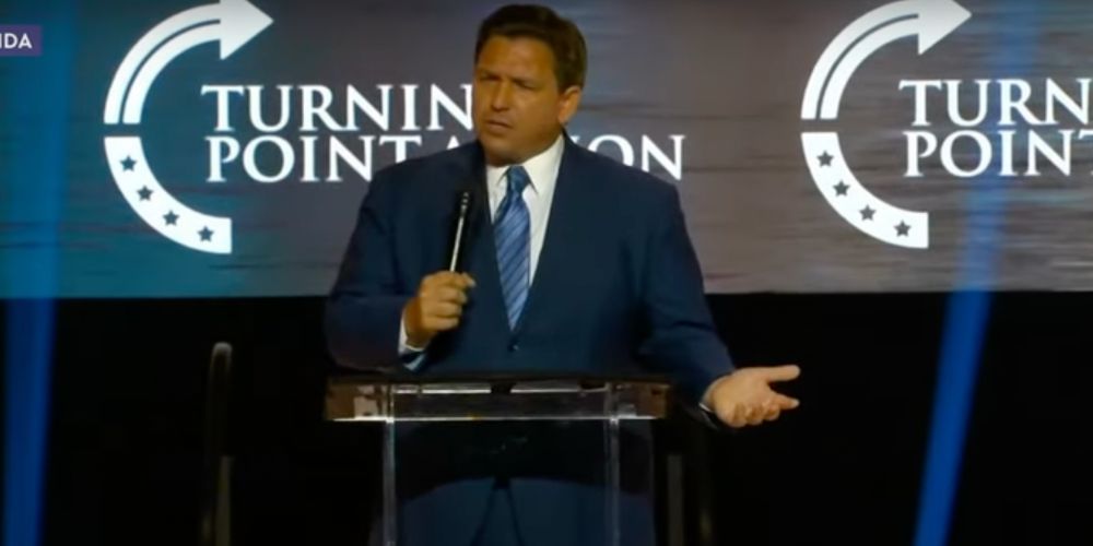 DeSantis LIVE from TPUSA's SAS: 'I want to wish the United States of America a speedy recovery from Biden'